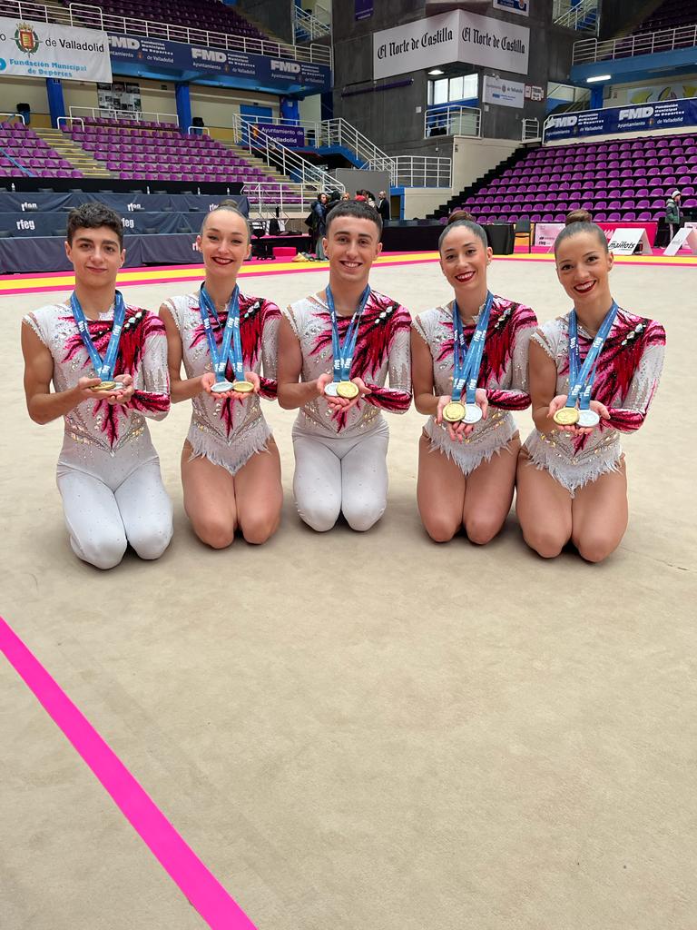 Lagunak conquista el Campeonato de Espa&ntilde;a de conjuntos de gimnasia r&iacute;tmica de primera categor&iacute;a